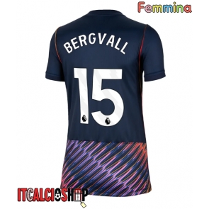 Tottenham Hotspur Lucas Bergvall #15 Seconda Maglia Femmina 2026-27 Manica Corta